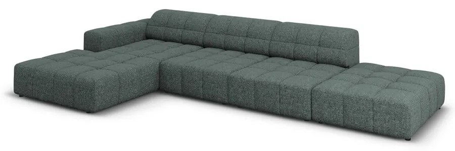 Türkiz sarokkanapé (bal oldali) Chicago – Cosmopolitan Design