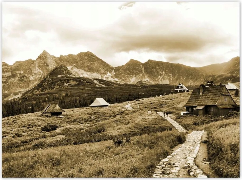 Poszterek 135x100 Tátra Lengyel hegyek Kilátás