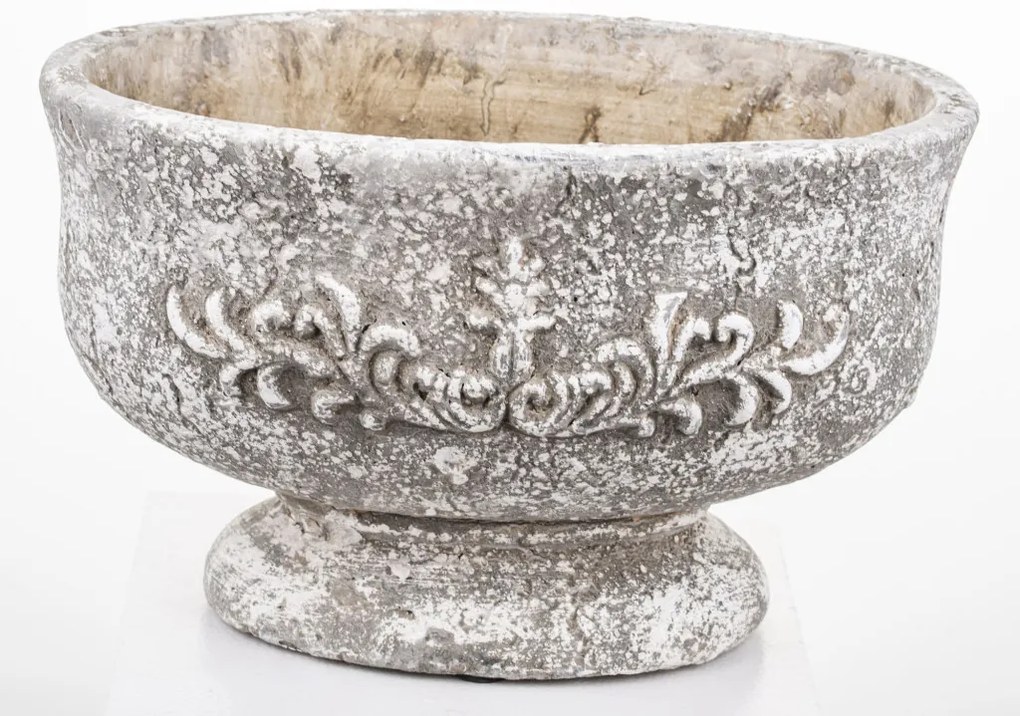 Cyrus design Kaspó cement szürke 15.5x25x15.5cm