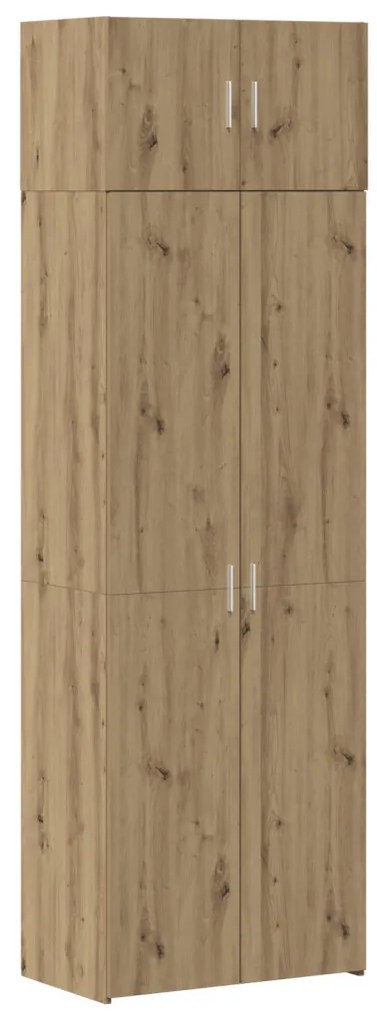 Tárolószekrény Kézműves tölgy 70x42.5x225 cm Mérnöki fa
