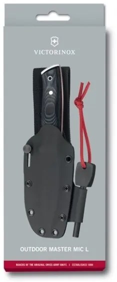 Victorinox - 22 cm fekete/krom kültéri kés