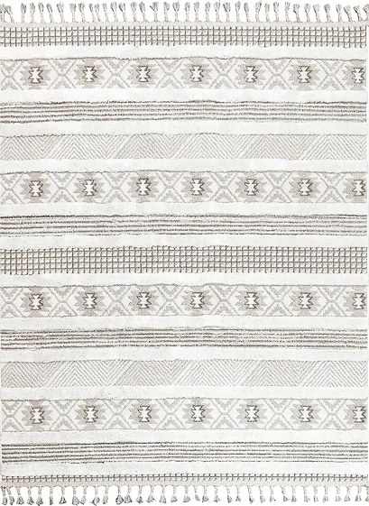 Boho Szőnyeg 200x290 Hálószoba Nappaliba Fehér Loft