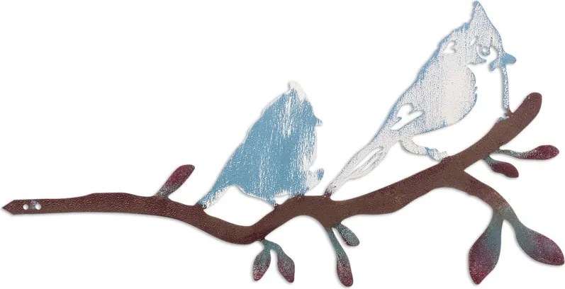 Bird fém kerti dísztárgy, 23×45 cm