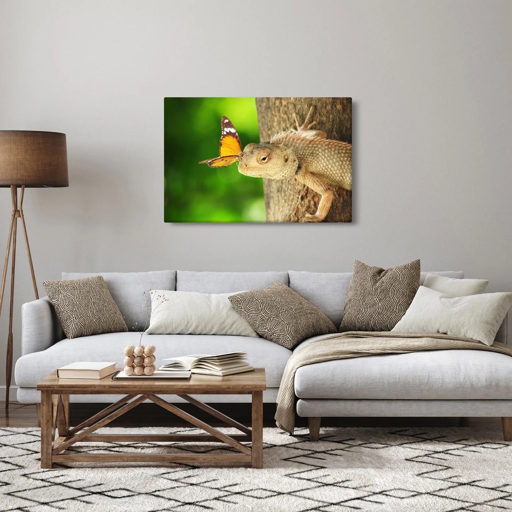 Kép - Gyík (90x60 cm)