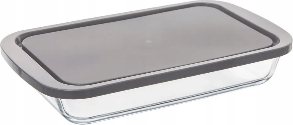 Üveg élelmiszertároló Pokrywką fedéllel 25,5 x 16 x 4,5