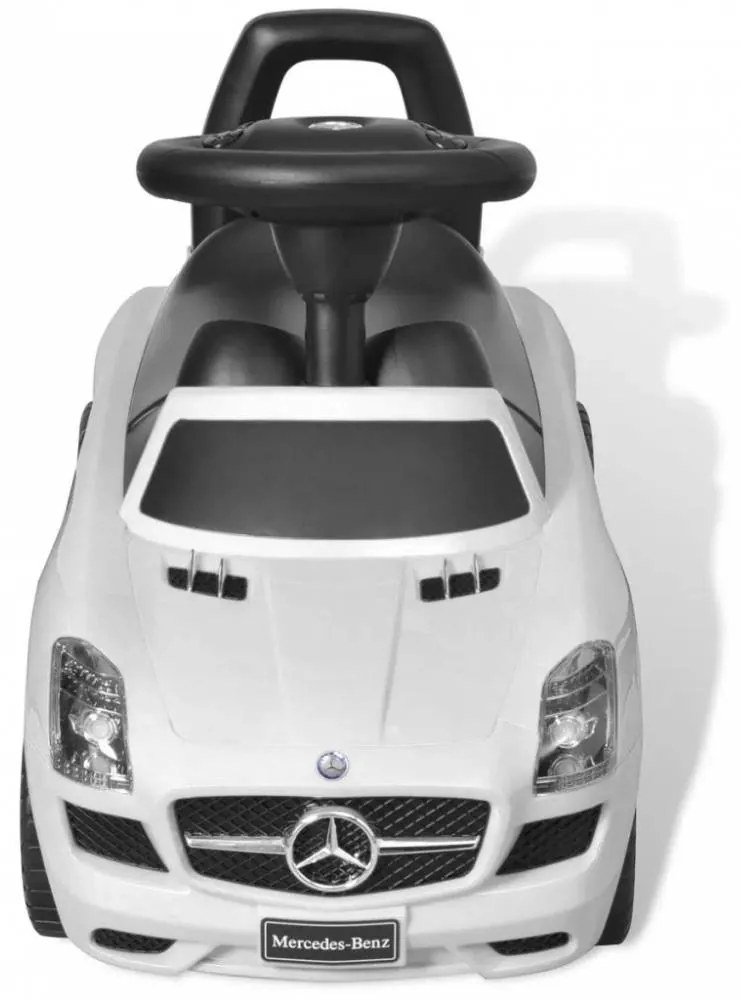 Mercedes benz toló gyerekek autó fehér