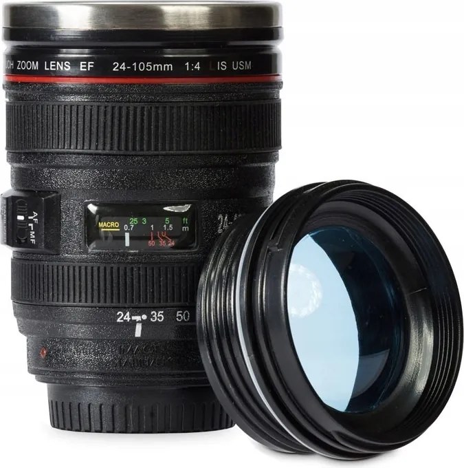 (hs) Bögre objektív Fekete Eredeti