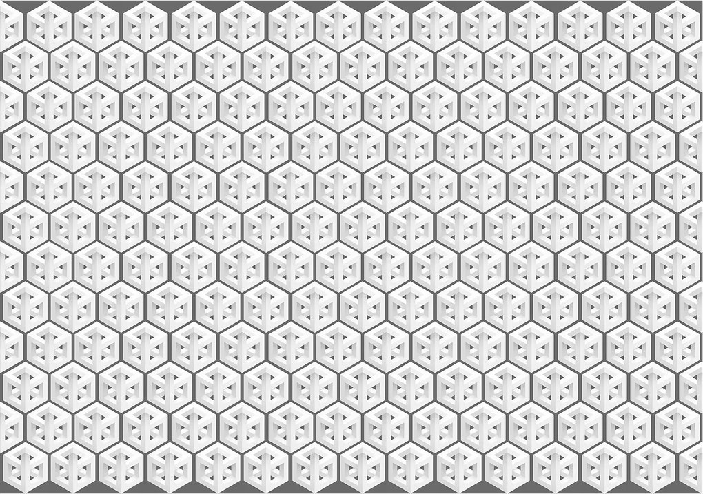 Fotótapéta Geometriai Háromdimenziós kockák vinil 254x184 +ragasztó