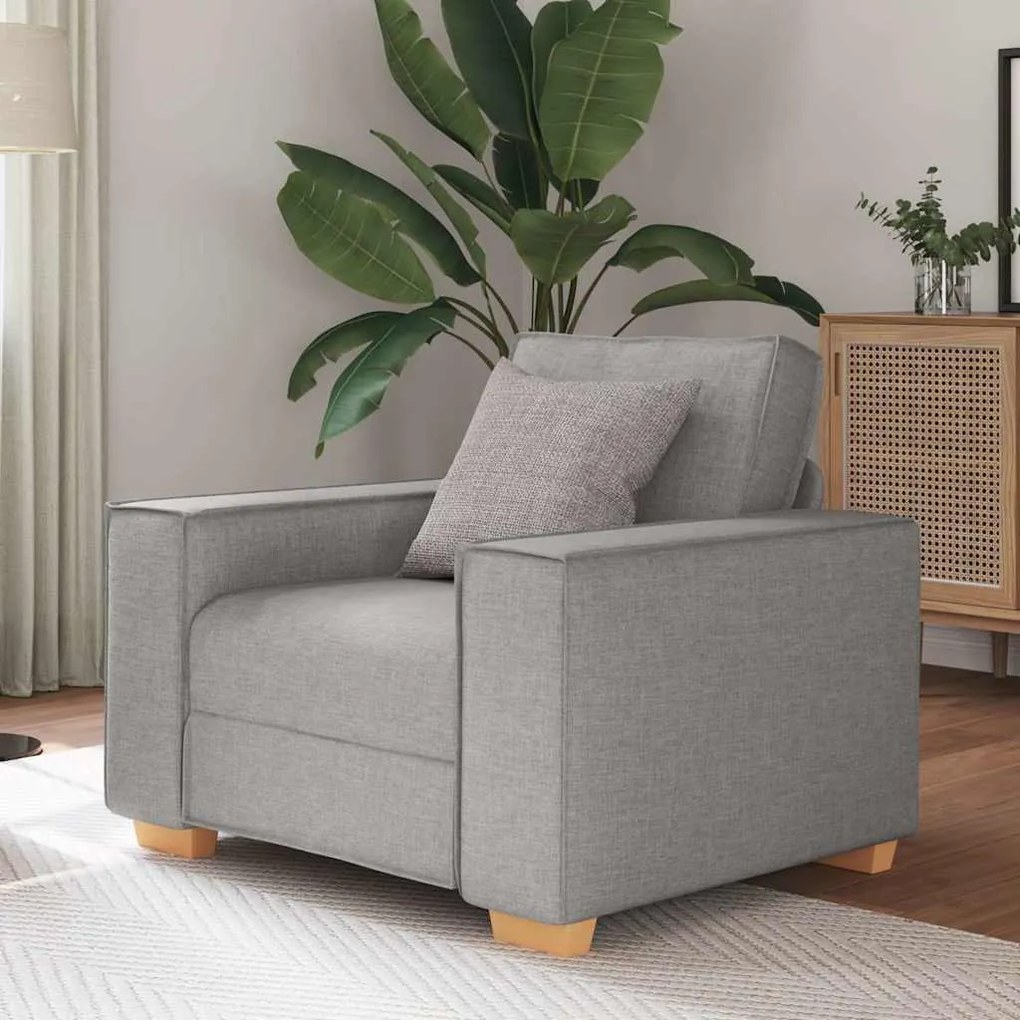 felhőszürke szövet kanapéfotel 60 cm