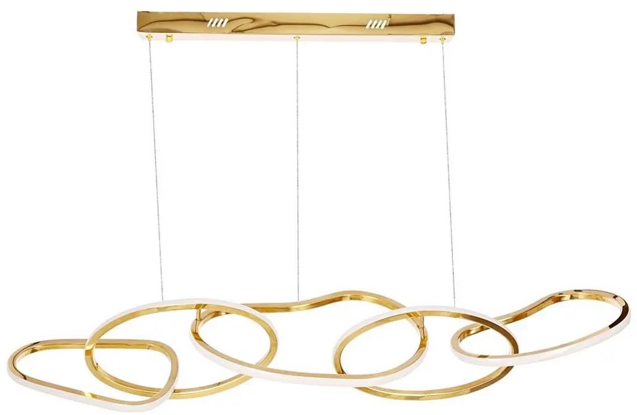 LED zsinóros csillár ANNELI LED/45W/230V 125 cm arany