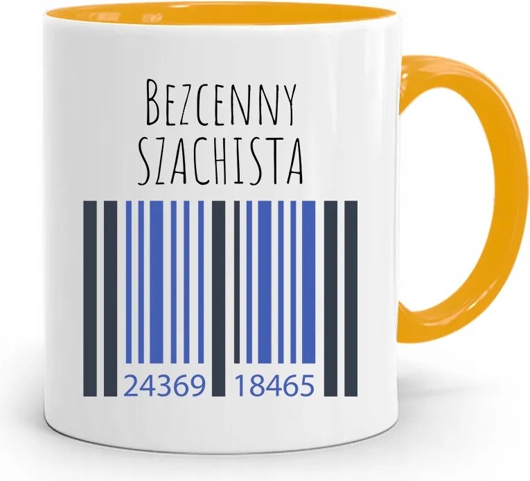 Sakkozóknak Sárga Bögre Születésnapi Ajándéknak, fényképes nyomattal