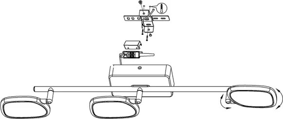 Eglo 97693 - PALOMBARE-C LED RGB spotlámpa 3x5W 230V