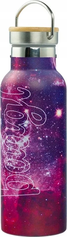 Baagl Termosz bambusztetővel Galaxy, 500 ml