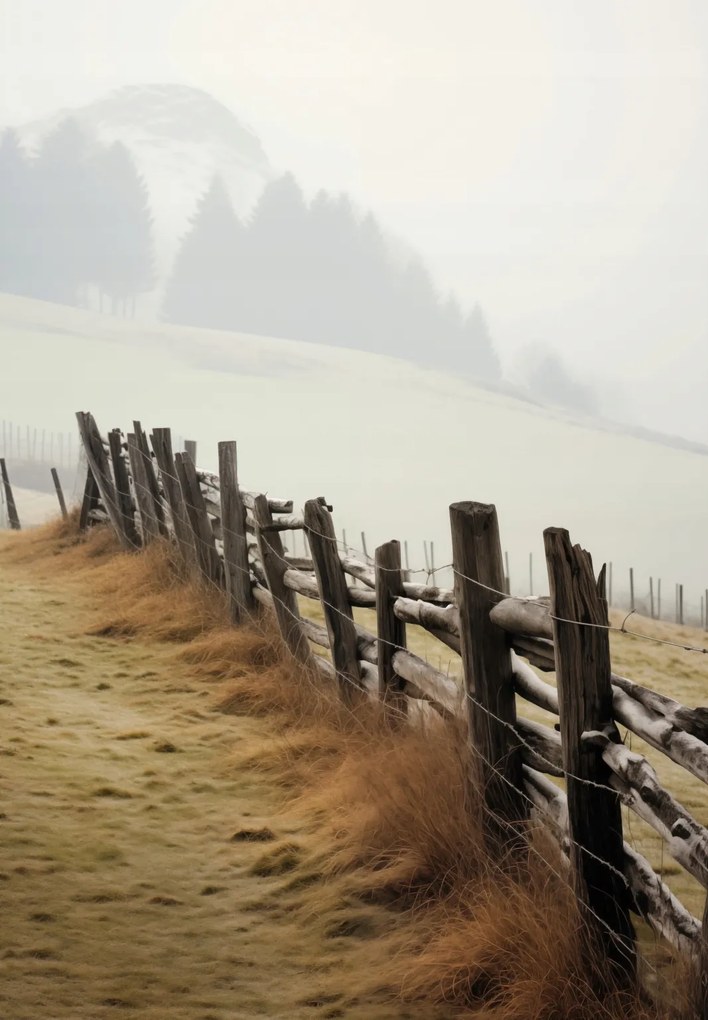 Poszter 68x98cm Ködbe burkolózva