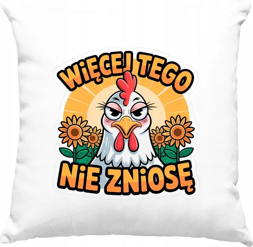 Csirke párna chiken madár tojás 5 fehér