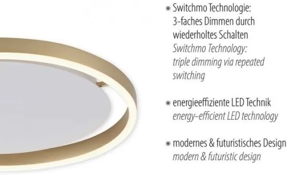 Leuchten Direkt 15391-60 - LED Dimmelhető mennyezeti lámpa RITUS LED/20W/230V