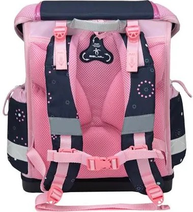 Iskolatáska, fémcsat, BELMIL Classy Midnight Butterfly, éjféli pillangó (BL40313AG73)