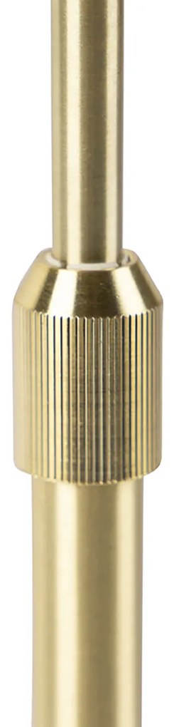 Asztali lámpa arany állítható fehér árnyékolóval 35 cm - Parte