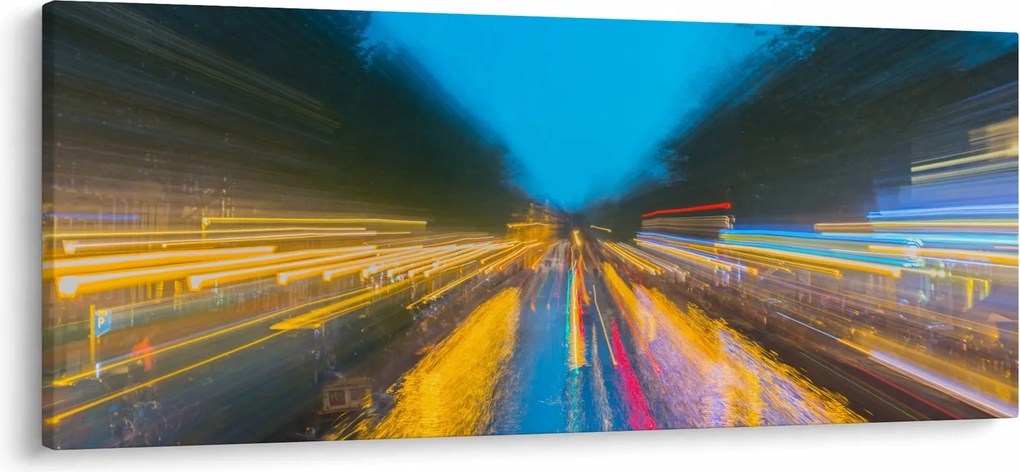 Kép - Festmény absztrakció (120x50 cm)