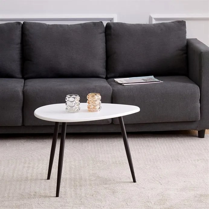 Dohányzóasztal 60×40 cm, MDF, Fehér. AF-3011 WT