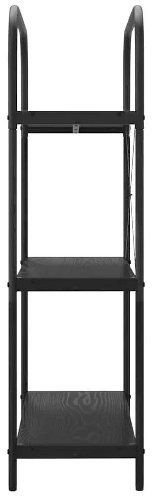 Könyvespolc Musta tammi 80 x 30 x 109 cm Faanyag