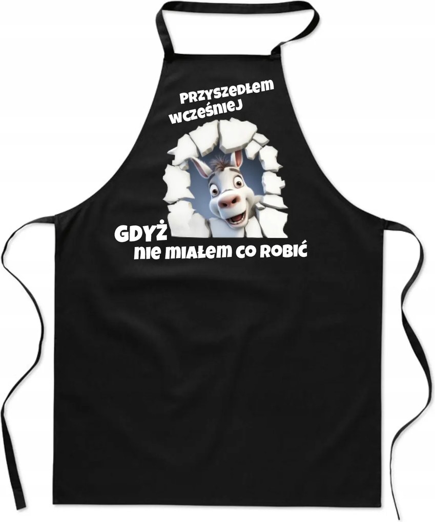 Konyhai Kötény fekete Grillezéshez korábban érkezett ajándék FA_728_cz