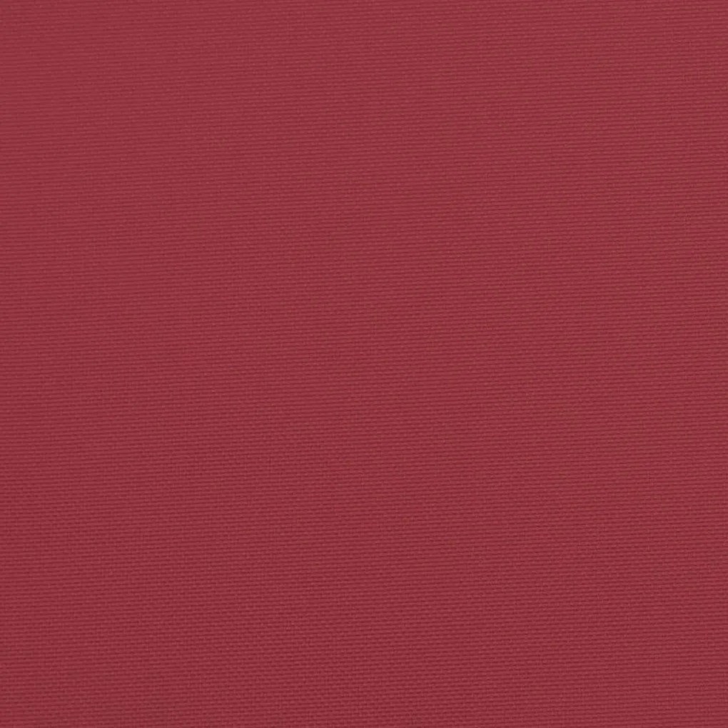 borvörös oxford-szövet összecsukható napozóágy 175x54x8,5 cm