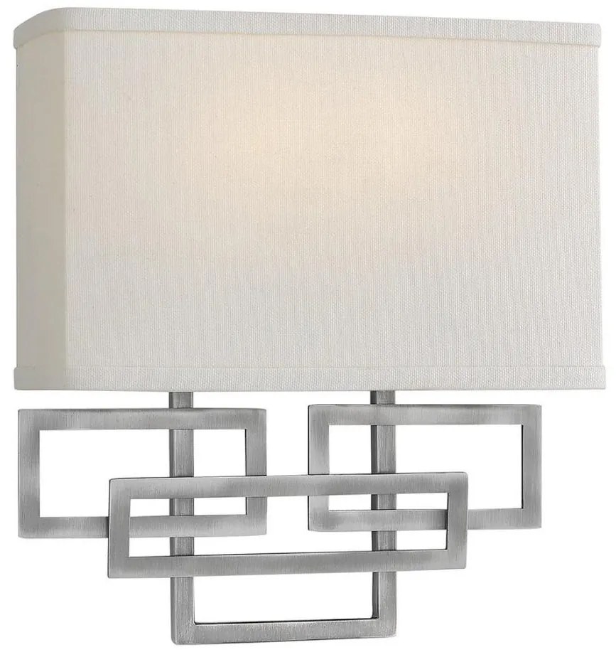 Hinkley HK-LANZA2-AN - Fali lámpa LANZA 2xE14/60W/230V króm