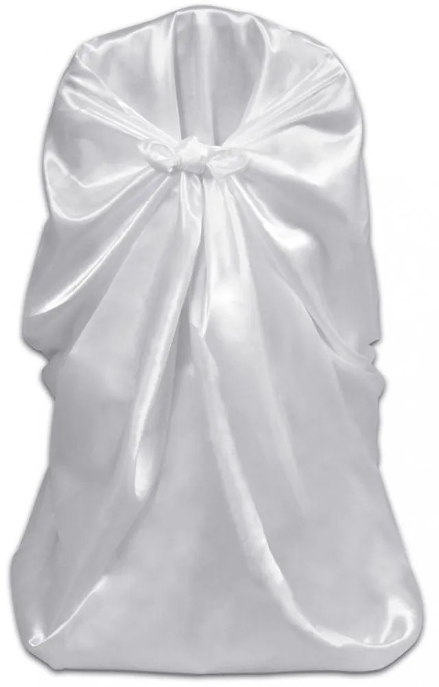 6 db Fehér Szék Borító Esküvőre Bankettre