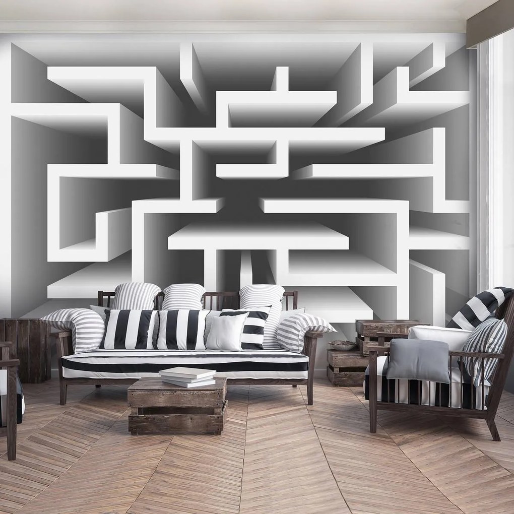 Fotótapéta - 3D labirintus (152,5x104 cm)
