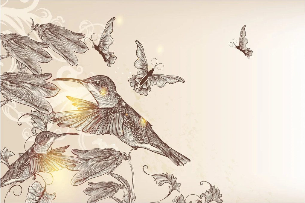 Kép - Kolibri (90x60 cm)