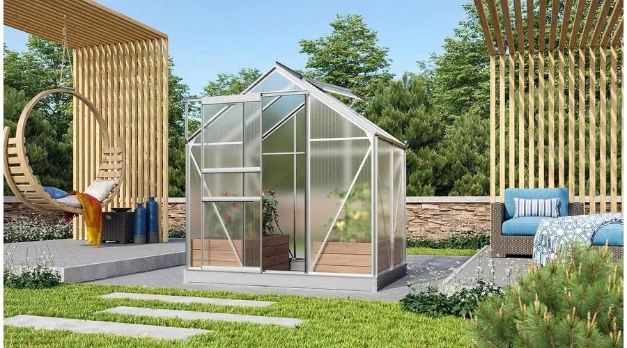 üvegház VITAVIA VENUS 2500 PC 4 mm ezüst színű LG168