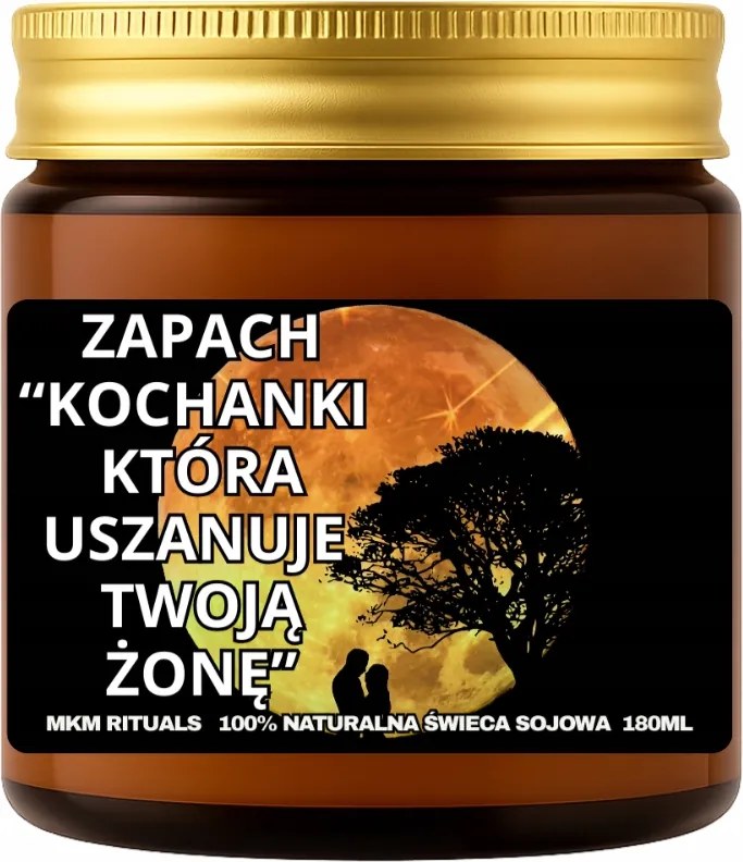 Szója illatgyertya 180 ml A szerető illata, amely tiszteletben tartja a feleségedet