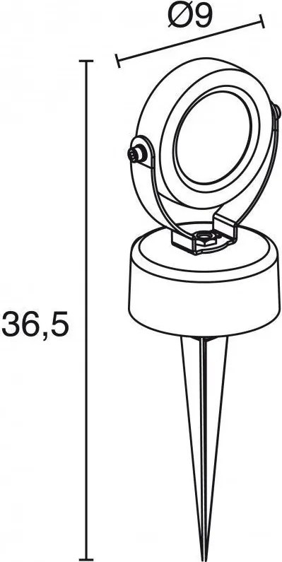 NOVOLUX 482A-L0107A-04 CATANIA Kültéri Növényvilágító Lámpa Antracit LED IP65