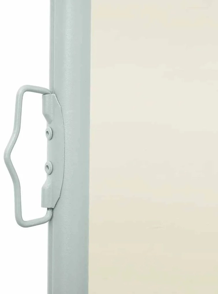 krémszínű behúzható oldalsó napellenző 120 x 300 cm