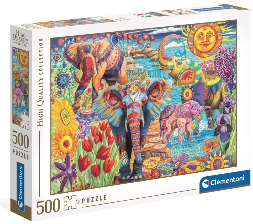 Elefánt Carnival 500 db-os puzzle Clementoni