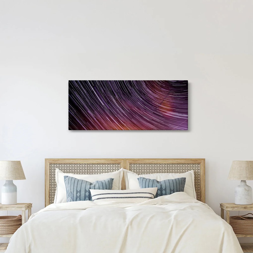 Homályos csillagok képe az égen (120x50 cm)
