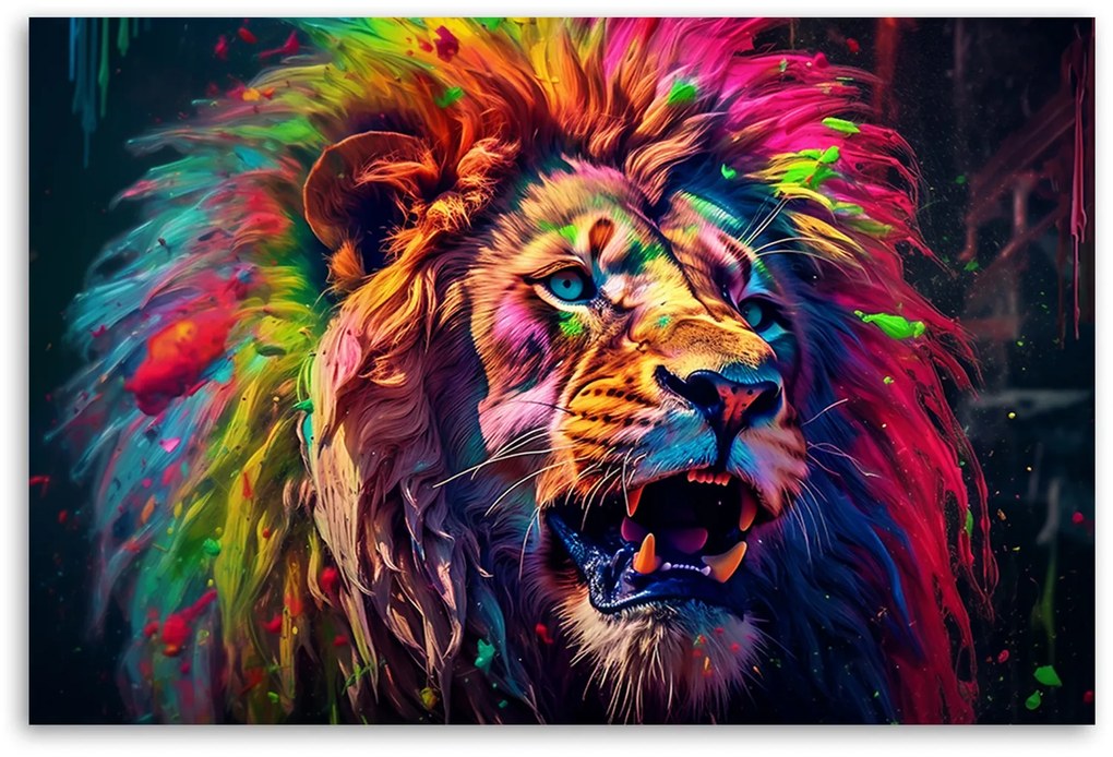 Gario Vászonkép Oroszlán színű Méret: 90 x 60 cm