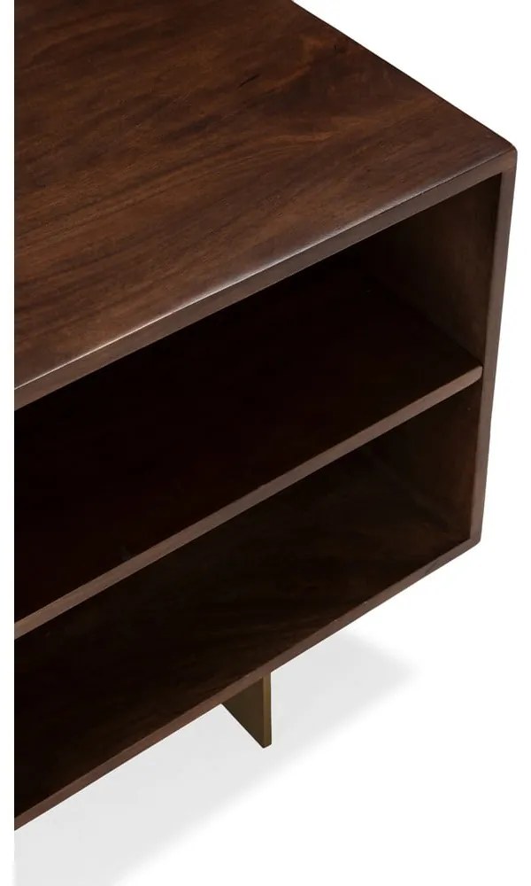 Barna mangófa TV-állvány 145x55x40 cm Trisha – MOME