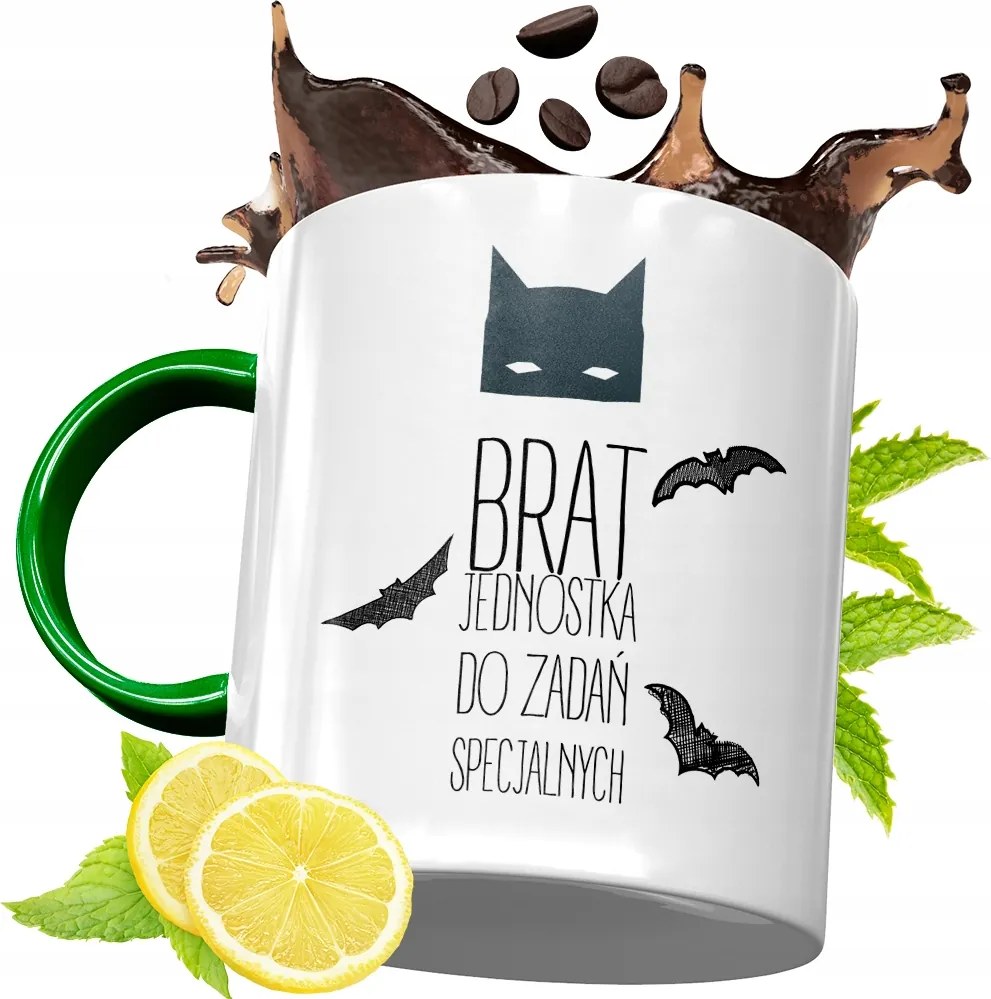 Zöld Bögre Testvérnek Ajándékba, fényképes nyomattal