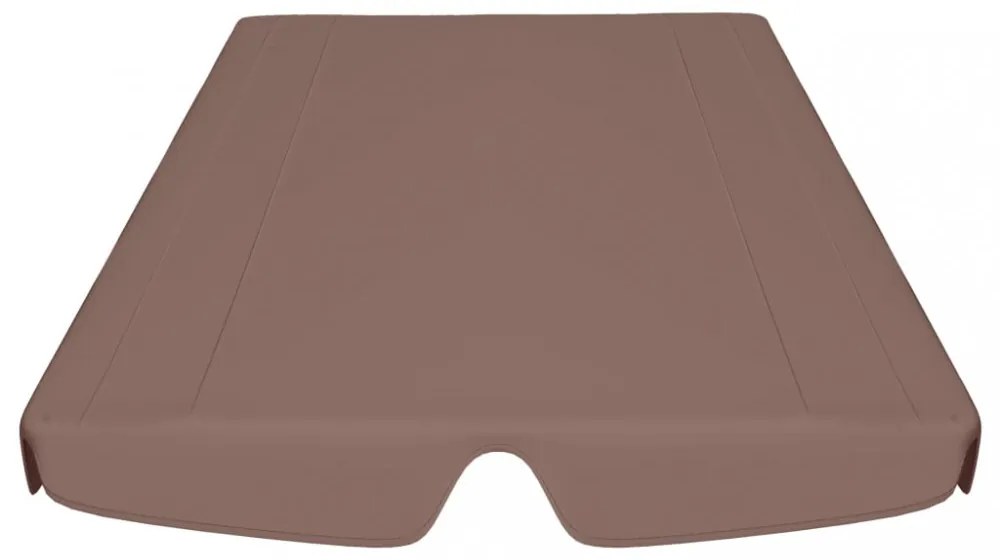 barna csere ponyva kerti hintaágyhoz 150/130 x 105/70 cm