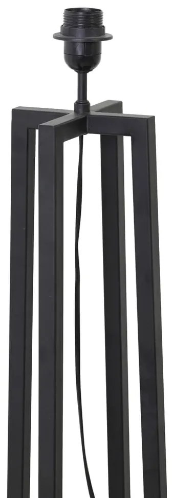 Matt fekete állólámpa talp 130 cm Miley – Light & Living