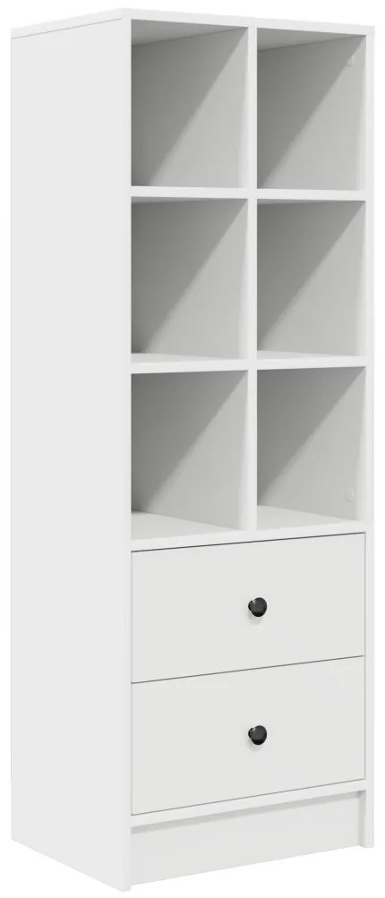 Tárolóval rendelkező íróasztal 2 pcs Fehér 45.5 x 34 x 127 cm