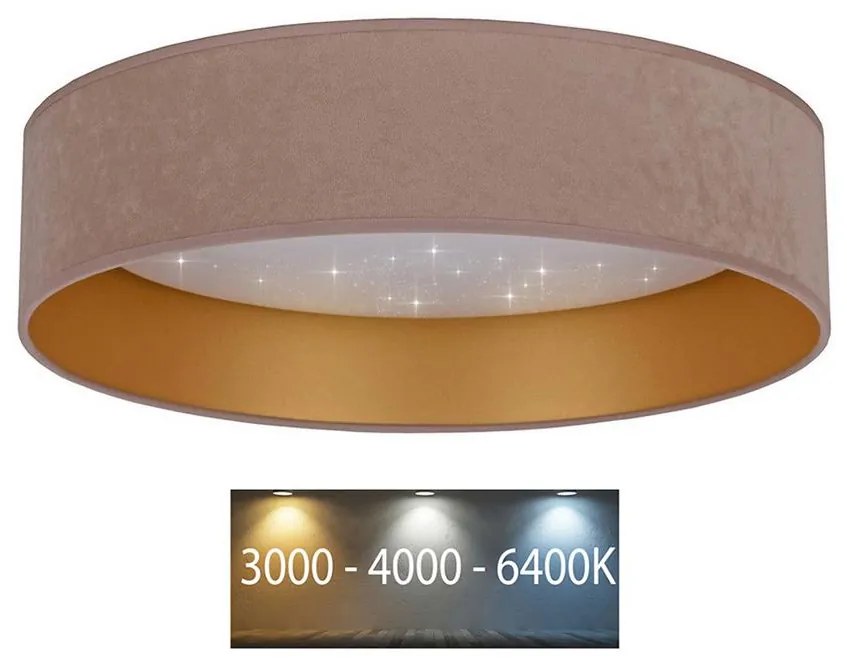 Brilagi Brilagi - LED Mennyezeti lámpa VELVET STAR LED/24W/230V á. 40 cm  bézs/arany BG0306