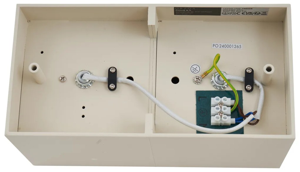 Modern fali spot lámpa bézs G9 állítható 2-fényes - Box