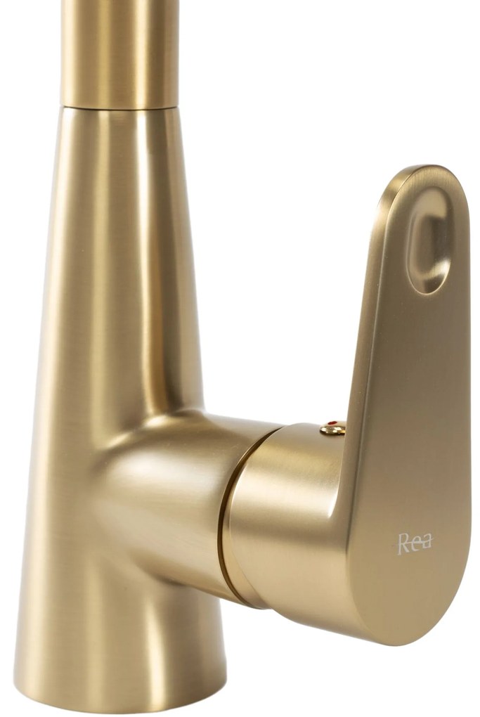 Konyhai csaptelep Rea Mild brush gold