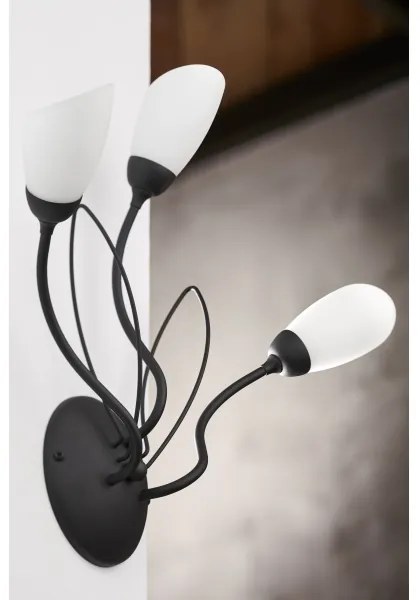 Jupiter 2059 - GLORIOSA fali lámpa 3xG9/14W/230V fekete