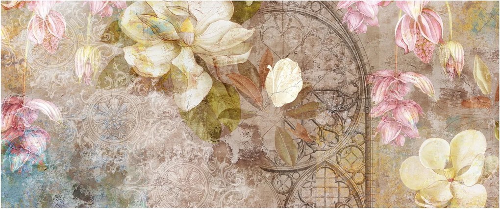 Kép - Virág dísz (120x50 cm)
