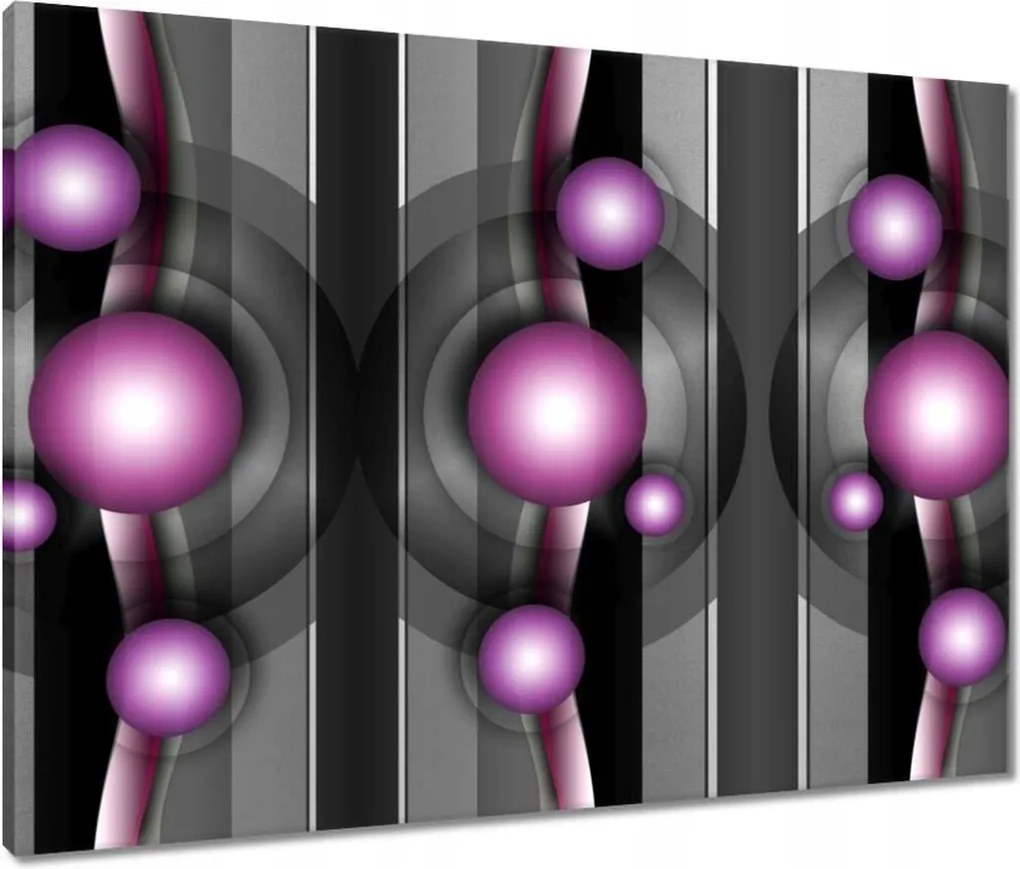 Vászonkép 80x60 Lila absztrakt
