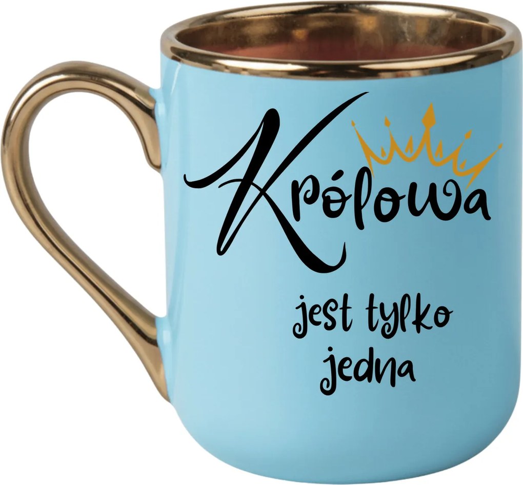 Elegáns bögre „a királynő csak egy van” 330 Világos Kék